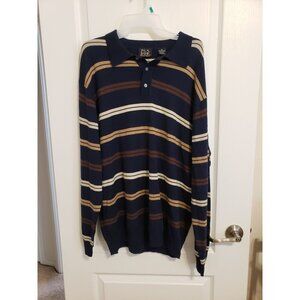 JOS. A Bank, men's 100% merino wool sweater, size XL, multicolor